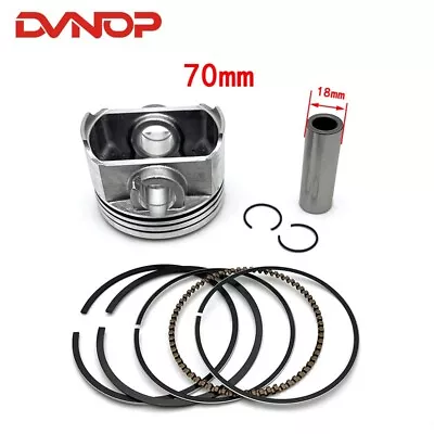 70MM Bore Piston Ring Kits For Zongshen CG300 CG 300 (Pin 18mm) • $29.90