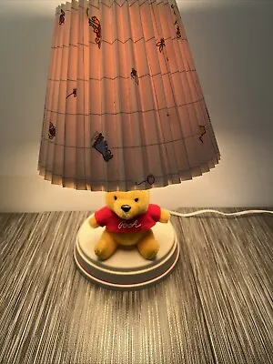 Vintage Handmade Plush Winnie The Pooh Double Lamp Nursery Classic Disney • $24.99