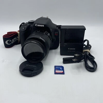 £230.64 • Buy Canon EOS Rebel T3i 18.0MP Digital SLR Camera & EFS 18-55mm Lens F/3.5 & Charger