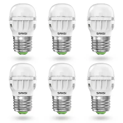 6X 7W A11 E26 LED Light Bulbs Refrigerator Mini LED Bulbs 5000K 800Lm COC SANSI • $17.96