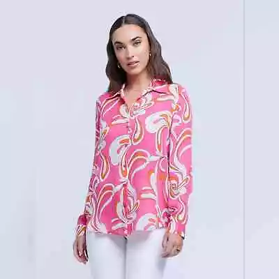 L'AGENCE Nina Silk Blouse - Size Medium • $168.99