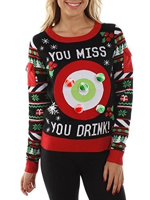 $27 • Buy Tipsy Elves Womens Drinking Game Ugly Christmas Sweater: X-Large