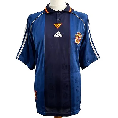 SPAIN 1999/00 Adidas Away Football Shirt Jersey (XL) International Vintage 90s • £64.99