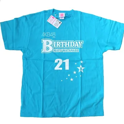 AKB48 CAFE SHOP Mayu Watanabe 2015 21st Birthday T Shirt L Size • $16.60
