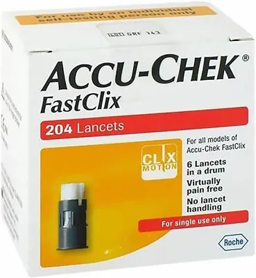 ACCU-CHEK FastClix Lancet Pack 204 FAST DISPATCH International • £10.50