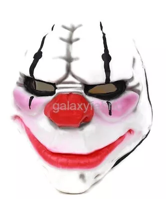 PAYDAY CHAINS MASK Heist Joker Clown Costume Support Enforcer • $61.88