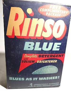 Vintage Unopened Rinso Blue Laundry Detergent Soap • $34.80