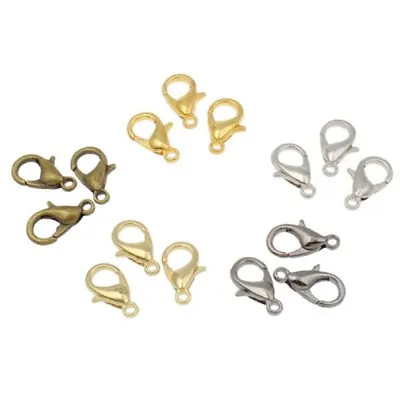 £1.65 • Buy Lobster Clasp Keyring Trigger Clip Key Chain Ring Holder 12mm Hooks Findings UK