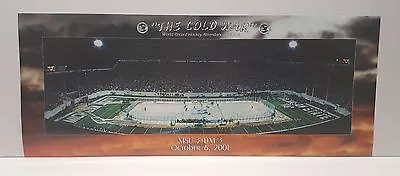 The Cold War Michigan State MSU Hockey Vs U Of M Panoramic 2001 Poster • $15