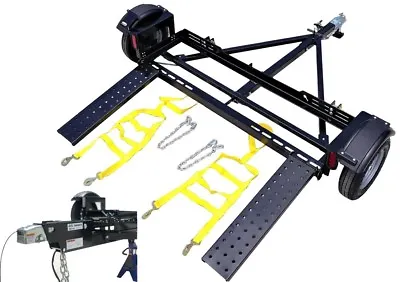 EZ Haul Stand Up Car Tow Dolly With Hydraulic Brakes • $1799