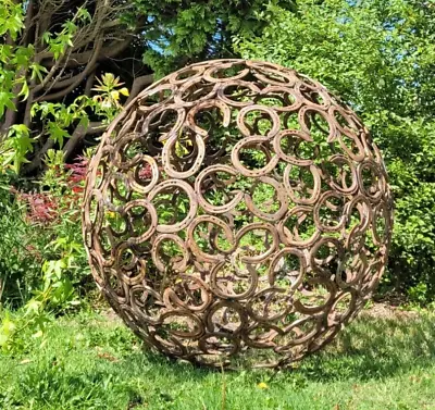 Garden Feature Horseshoe Sphere Ball Hand Crafted 1 Metre FREE DELIVERY • £439