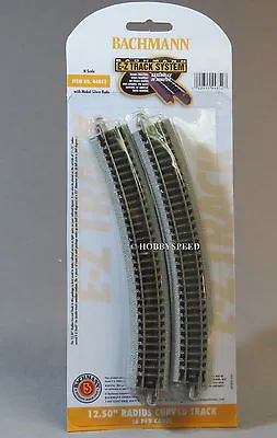 BACHMANN N SCALE E-Z TRACK 12.50 INCH RADIUS CURVE 6 Sections Gauge BAC44852 NEW • $15.84