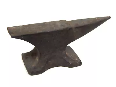 5S Miniature Solid Metal Anvil Paperweight Jeweler Cast Iron? Vintage • $59.99