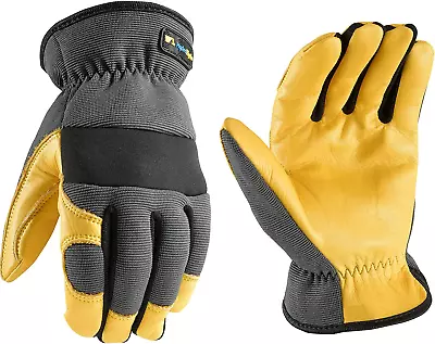 Men'S Slip On Hydrahyde Water-Resistant Leather Palm Hybrid Work Gloves Xx-Larg • $22.35
