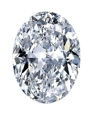 Fiery GRA Certified Loose Moissanite Oval Cut Shape Stones D VVS1 All Sizes • $17.99