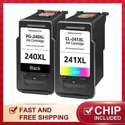 Ink Cartridge For Canon PG 240XL CL 241XL PIXMA MG2120 MG2220 MG3120 MX372 MX392 • $36.85