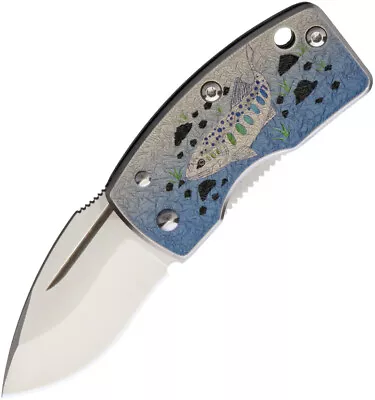 G.Sakai Money Clip Framelock Fish Design Folding VG-10 Drop Point Knife 11168 • $64.95