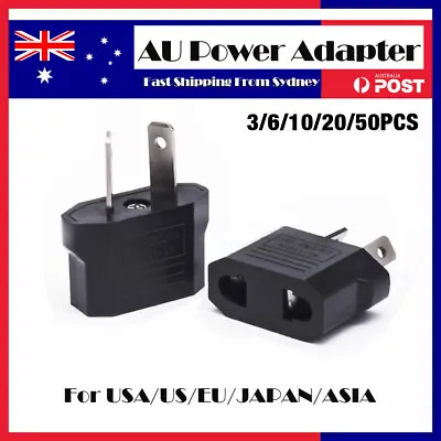$4.90 • Buy 3-50x USA US EU JAPAN ASIA To AU Australia Plug Power Travel Adapter Converter