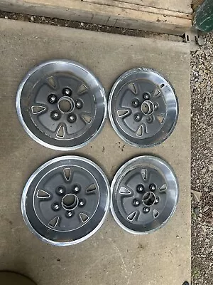 Ford Mustang 14” Hubcaps Oem 1964-1968 • $90