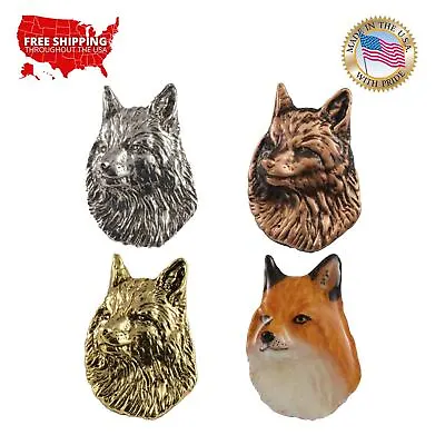 Creative Pewter Designs Red Fox  Lapel Pin Or Magnet M044 • $15.99