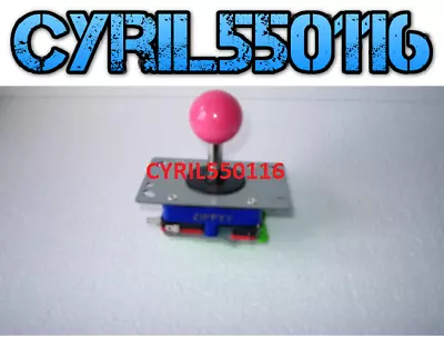 £8.99 • Buy Pink Ball Arcade Joystick 2/4/8 Way Adjustable Short Shaft JAMMA MAME RETRO UK