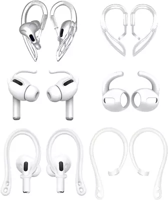 3 Pairs 3 Style Ear Hooks Compatible With Airpods Pro Accessories Compatible Wit • $15.99