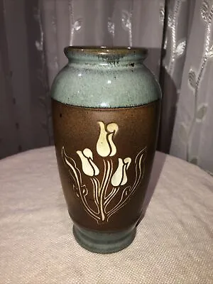 Vintage Mid Century Pottery Craft Compton California Flower Vase • $25