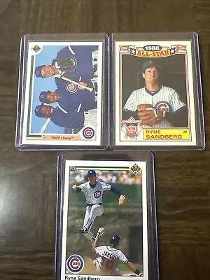 Baseball Cards Lot Vintage RYNE SANDBURG CARD LOT ALL INE MONEY FREE SHIPPING!!! • $5