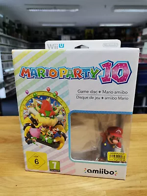 Nintendo Wiiu Game - Mario Party 10 - Amiibo Figure Bundle (Boxed) - 11899907 • $255.59