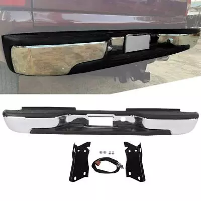 Silver Complete Rear Bumper For 1999-2007 Chevy Silverado Sierra 2500HD 3500 • $129.71