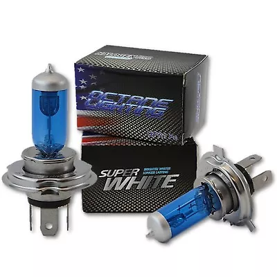 H4 Halogen Xenon HID Headlight Headlamp Super White Bulbs 6000K 60/55W Pair New • $5.95