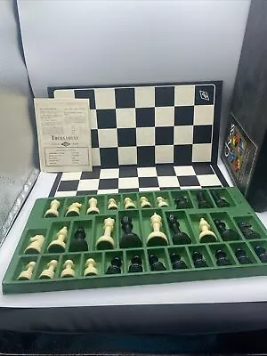 Vintage Lowe Magnetic Plastic Chess Pieces And Board 1968 Damage Box • $4.99