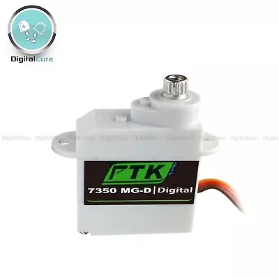 Micro Digital Servo Metal Gear 5.7g 0.08sec 1.0kg/cm Plane Helicopter Light RC • £8.69