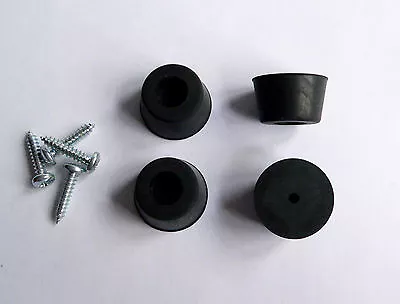 Medium Rubber Feet X 4 For Marshall Amplifier Cabinet Guitar Amp Loudspeaker • £4.49