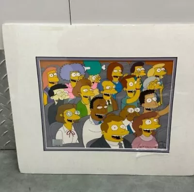 Rare Simpsons Cel From Episode  Bart's Inner Child  Signed By Matt Groening • $300