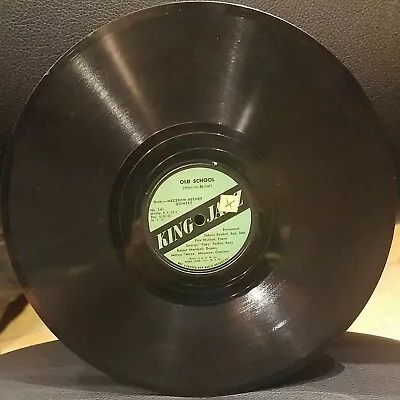 1945 Mezzrow-Bechet Quintet Bowin' The Blues/Old School King Jazz No 141  Record • $10.99