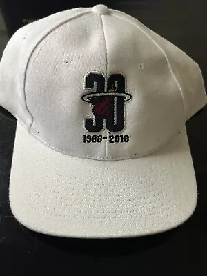 Miami Heat 30 Year Anniversary Hat Season Ticket Holder • $15