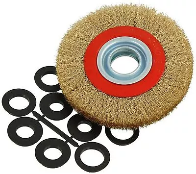 5  Wire Wheel Grinder Bench Grinding Grinder Wire Brush Fine With Reducers • $26.99