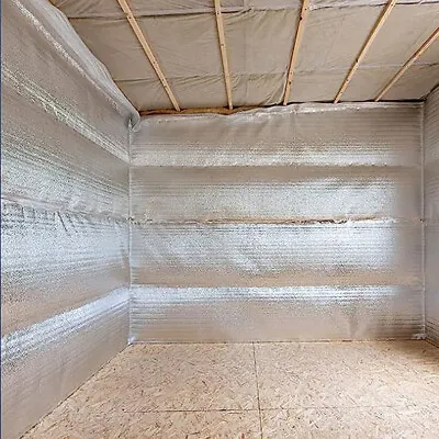 Camper Van Thermal Insulation Sheet Aluminium Foil Loft Wall Garage Roll Wrap UK • £6.95