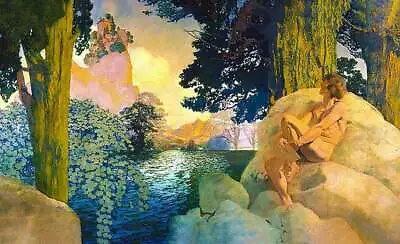 Dream Lock In The Sky By Maxfield  Parrish • $16.95