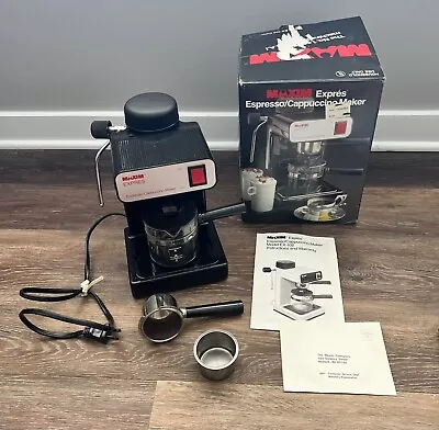 Maxim Expres EX-102 Cappuccino Espresso Maker - Vintage! • $19.18