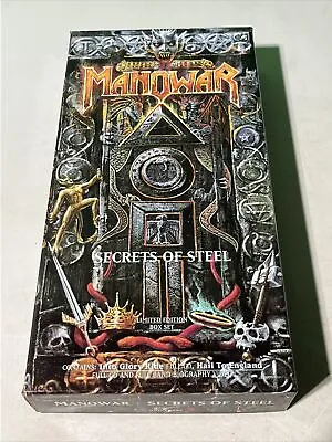 Manowar ~ “ Secrets Of Steel” ~  Box Set ~ Limited Edition ~ RARE ~ CD VHS 1997 • $60