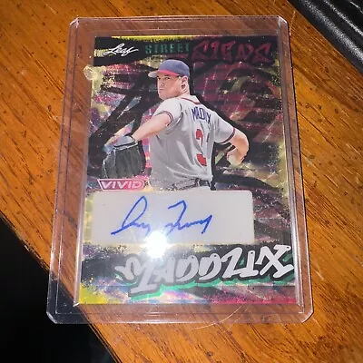 2023 Greg Maddux 1/1 Leaf Vivid Street Signs SP Autograph Auto 1/1Atlanta Braves • $50