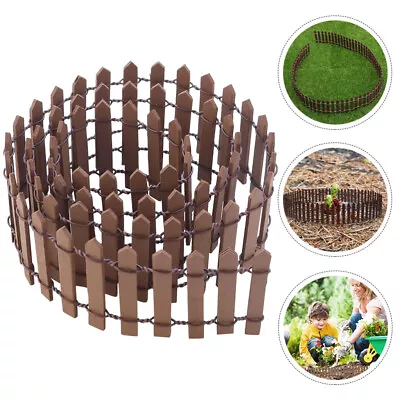 Miniature Wooden Fairy House Garden Fence Garden Fairy House • £7.79