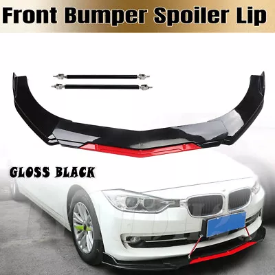 For BMW 3 Series 320i 325i 328i 330i Front Bumper Lip Spoiler Splitter RED LINE • $84.95