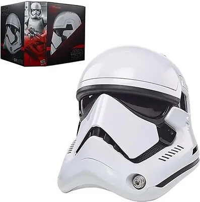 FIRST ORDER STORMTROOPER ELECTRONIC HELMET Star Wars The Black Series Disney New • $189.99