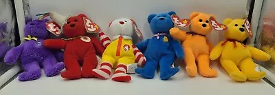 Beanie Babies 2004 Mcdonalds 25th Anniversary Teeny Beany Bears Set Of 6 • $7