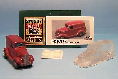 SMC-610 1936 Chevy Panel Truck  1/87th-HO Scale Clear Resin  (unfinished) • $17.01