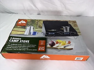 Ozark Trail 2 Burner Camp Stove Outdoor Equipment Portable Cooktop Camping 🔥 • $24.99