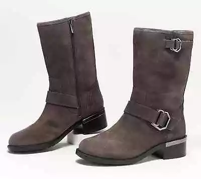 Vince Camuto Wadelyn Dark Slate Verona 7W Women's Mid-calf Boots NIB • $69.99